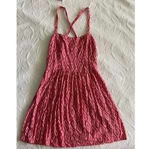 Abercrombie & Fitch Pink Pattern Mini Dress